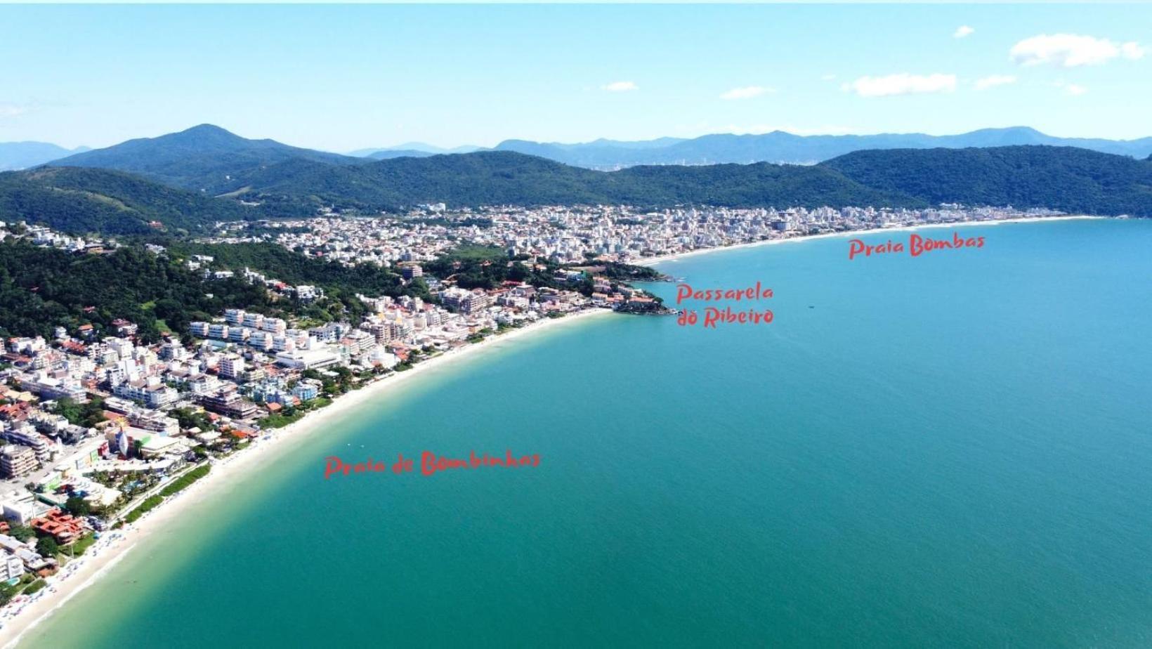 1080 - Apartamento Com Vista Para O Mar Em 邦比尼亚斯 外观 照片