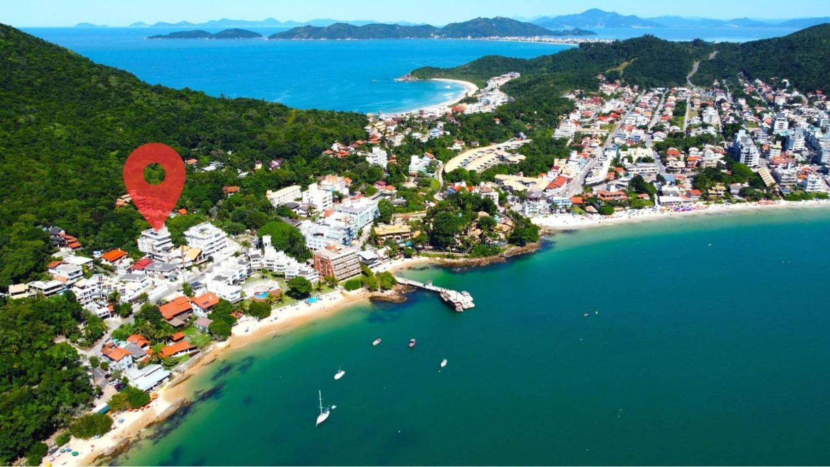 1080 - Apartamento Com Vista Para O Mar Em 邦比尼亚斯 外观 照片