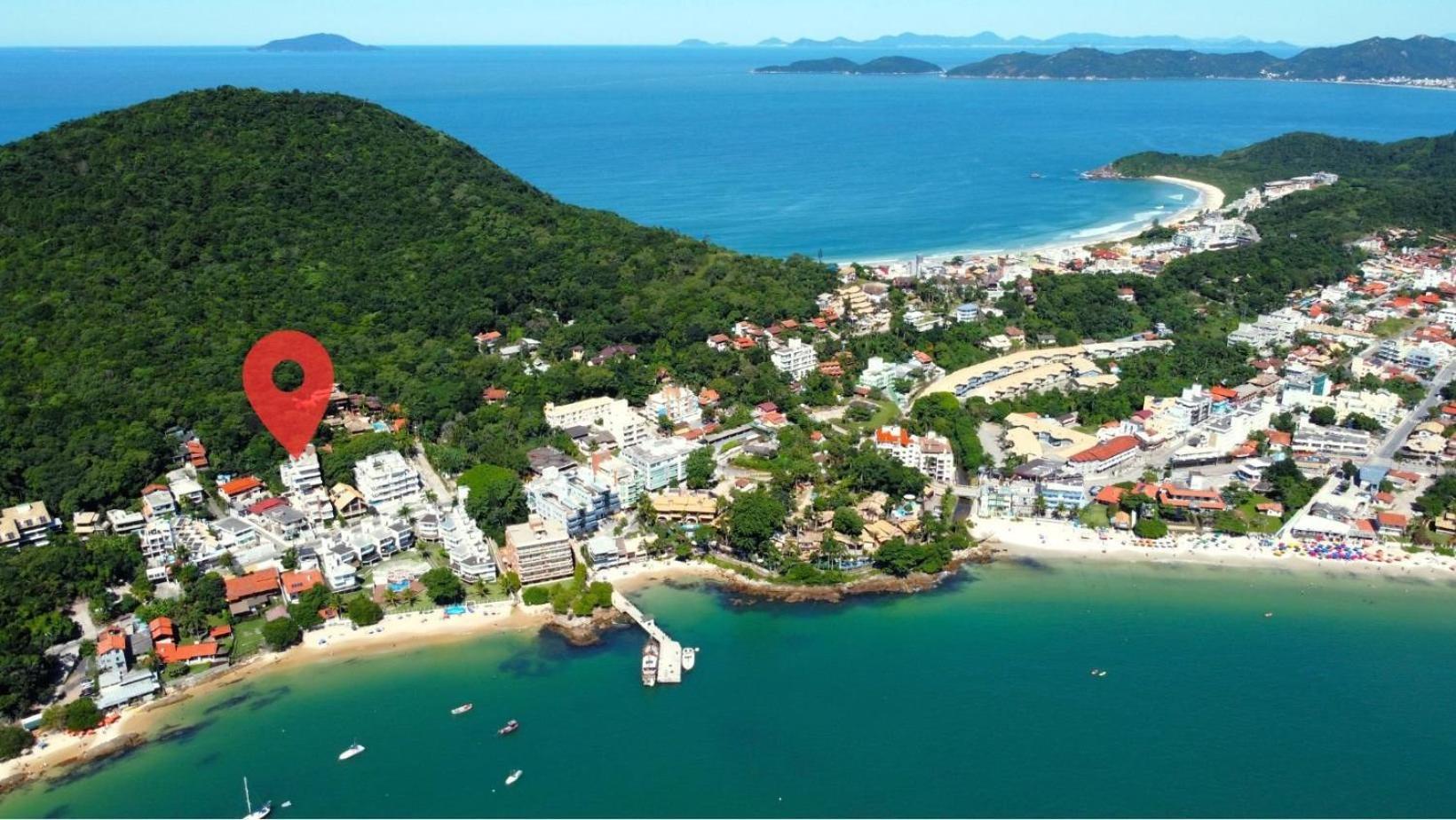 1080 - Apartamento Com Vista Para O Mar Em 邦比尼亚斯 外观 照片